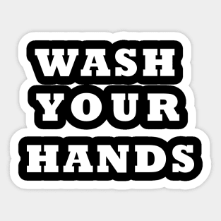 Wash Your Hands Sticker